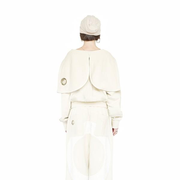 CENTERPIECE DRAWSTRING PANTS IN VANILLA