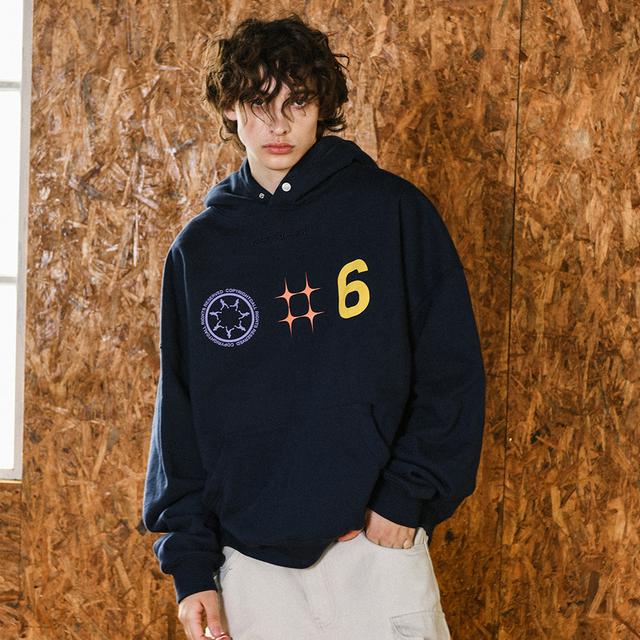 Route 66 Hoodie Navy