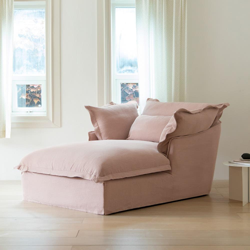 온더클라우드 데이베드 카우치형 퓨어로지 오가닉 패브릭 소파 [PR701-3]