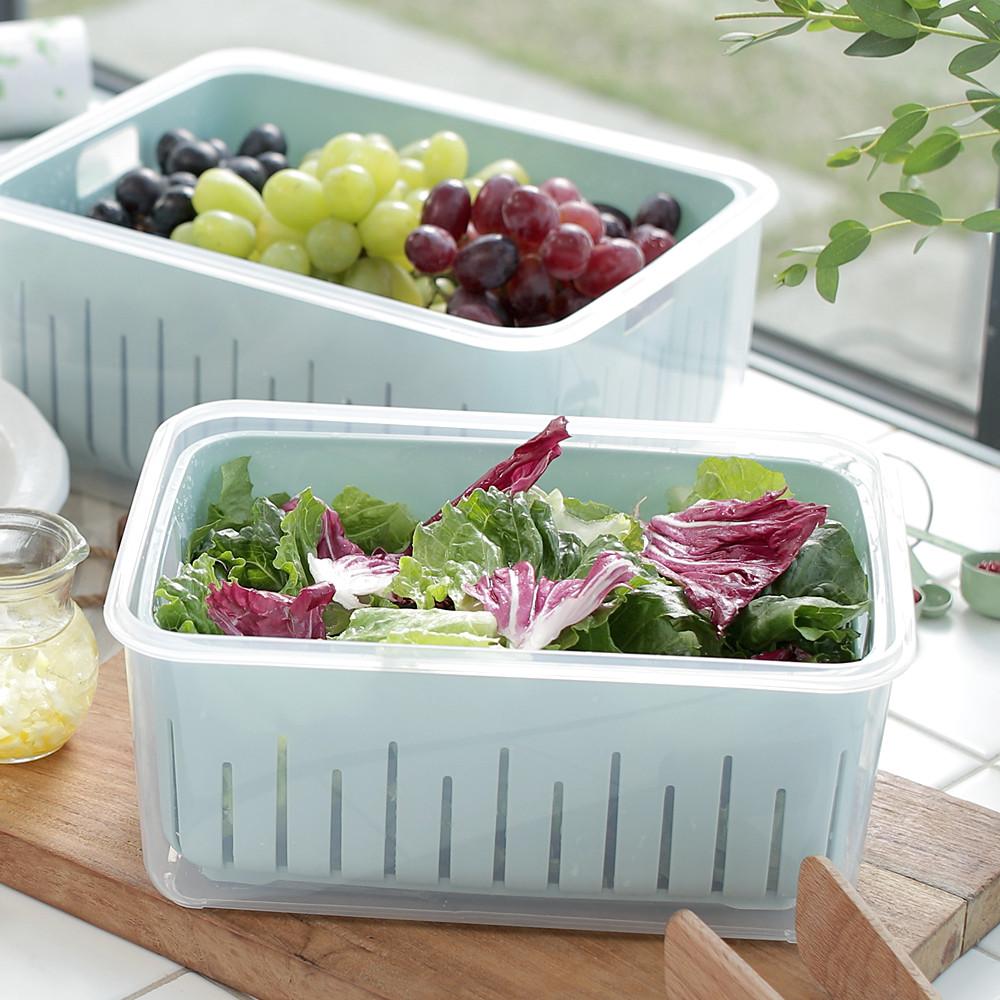 나누담 채반 바구니 트레이 냉장고 야채 채소 과일 통 보관 밀폐용기 2.7L