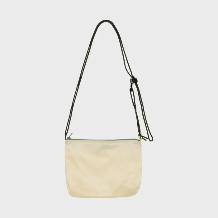 TCM mini logo ripstop cross bag (cream)