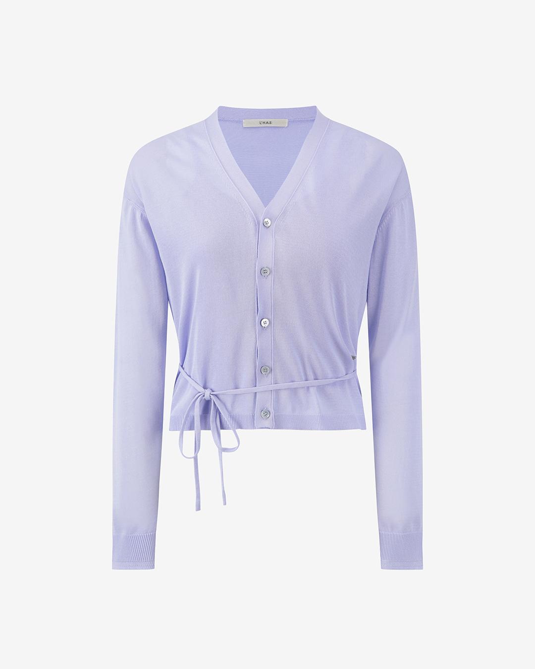 SHEER SUMMER KNIT SET_LIGHT VIOLET