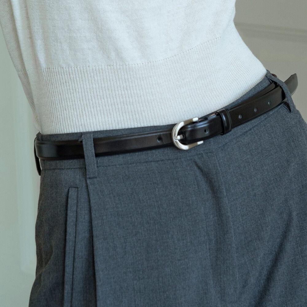 SIAC3013 leather belt_Black
