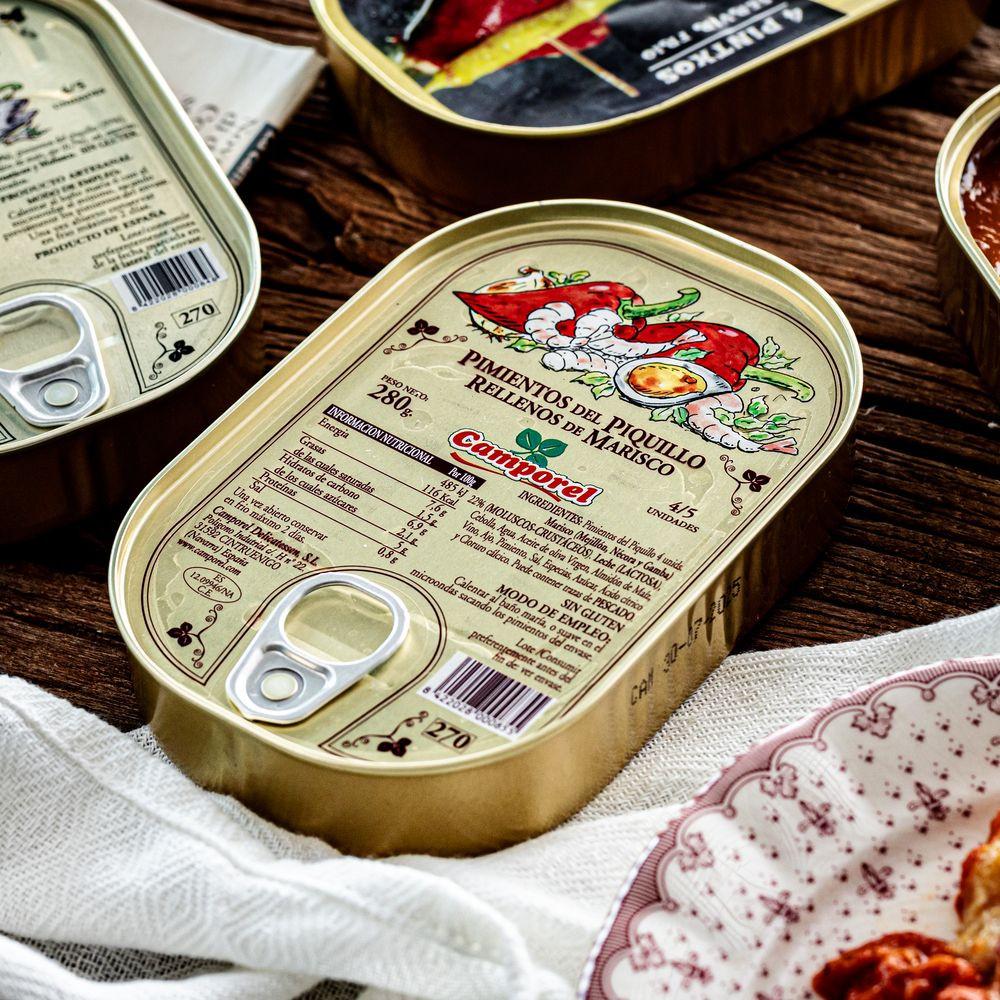 캄포렐 스페인타파스 간단한와인안주 마리스코 삐끼요 외 2종 [원산지:스페인]