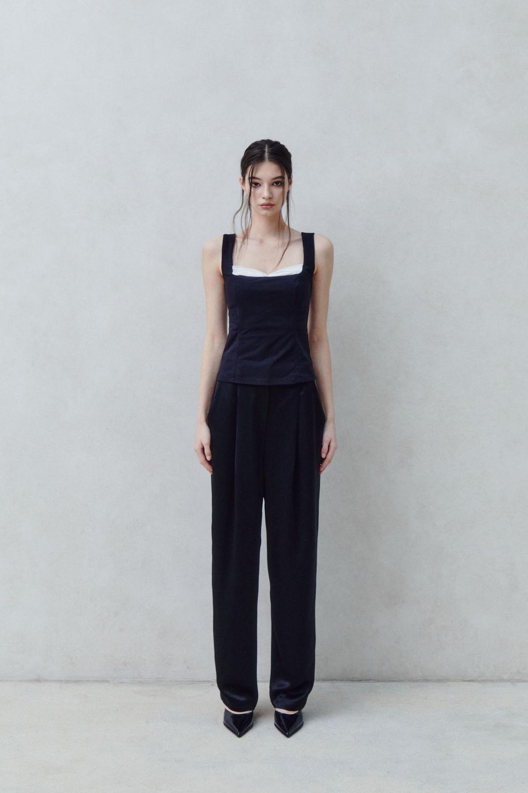 SILK LACE LINGERIE TOP