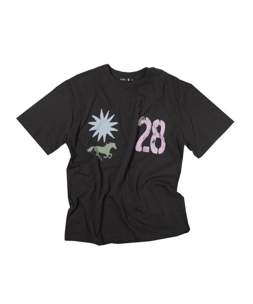 프리비 반소매 티셔츠 (딥 차콜) K26QB227