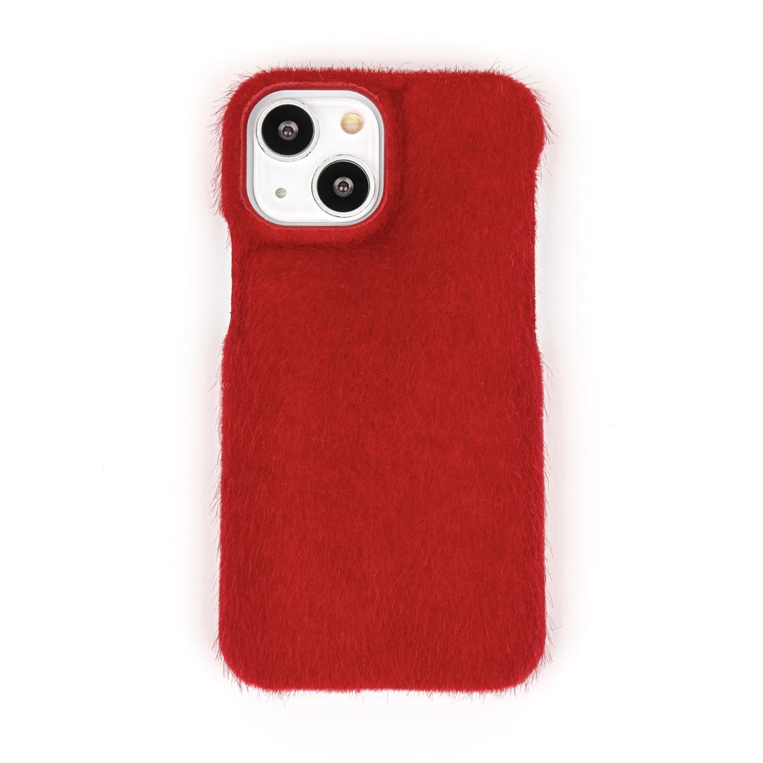 Fur cushion case (Christmas red) - 예약주문