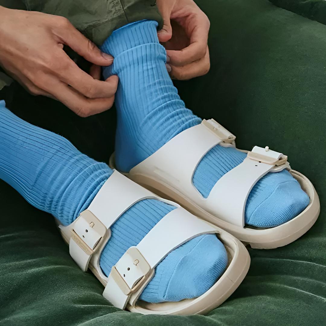 버켄스탁 모가미 테라 슬라이드 에그 헬