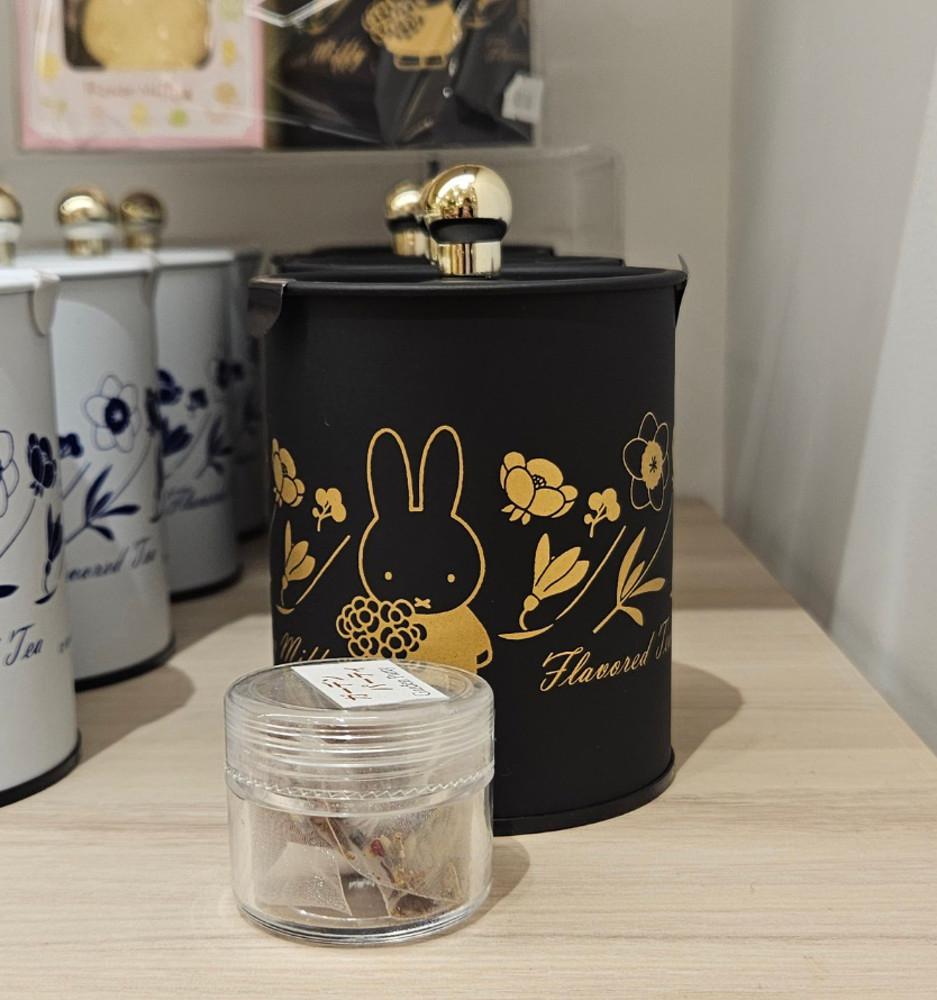 플라워 미피 로즈 레드 티백 8개입 틴 케이스 12.8g / Flower miffy tea bag tin case