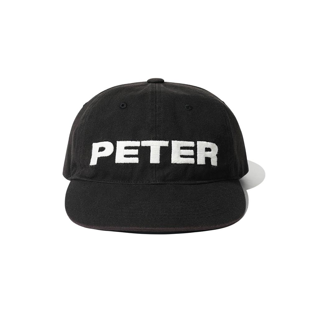 6-PANEL PETER CAP - BLACK & WHITE