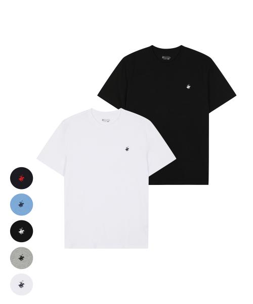 [2PACK] 남성 퓨어 코튼 반팔티셔츠 5Color TS003