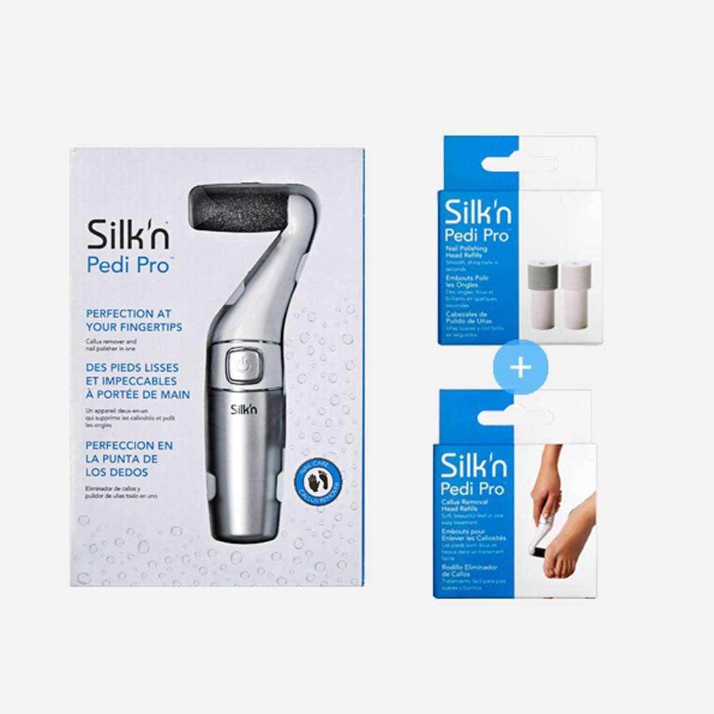 [SET]실큰 네일 앤 페디프로 플러스(충전식)+네일헤드+페디헤드 추가증정