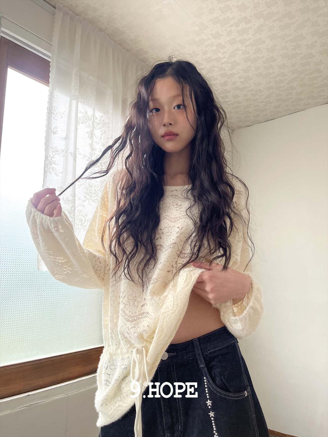 [9.hope] 수플레 off lace top
