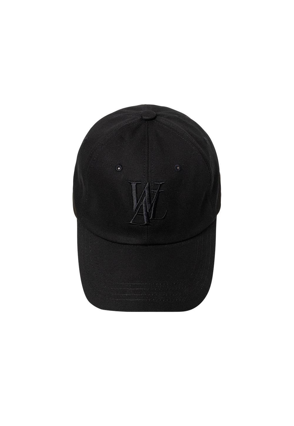 Signature Logo ball cap - BLACK(Black Logo)