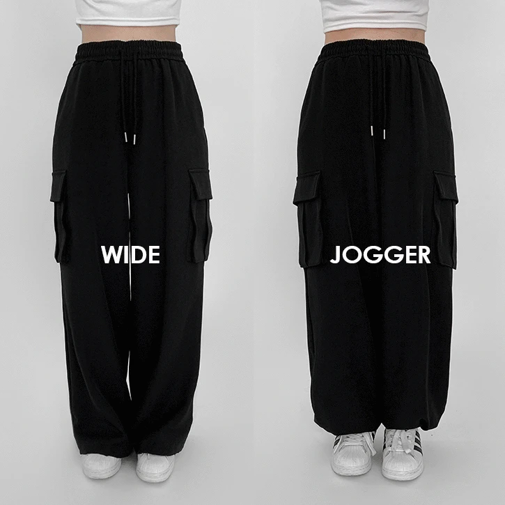 [🍂2025가을신상🍂][숏,일반,롱/밑단스토퍼]수선놉286 밴딩카고트레이닝팬츠