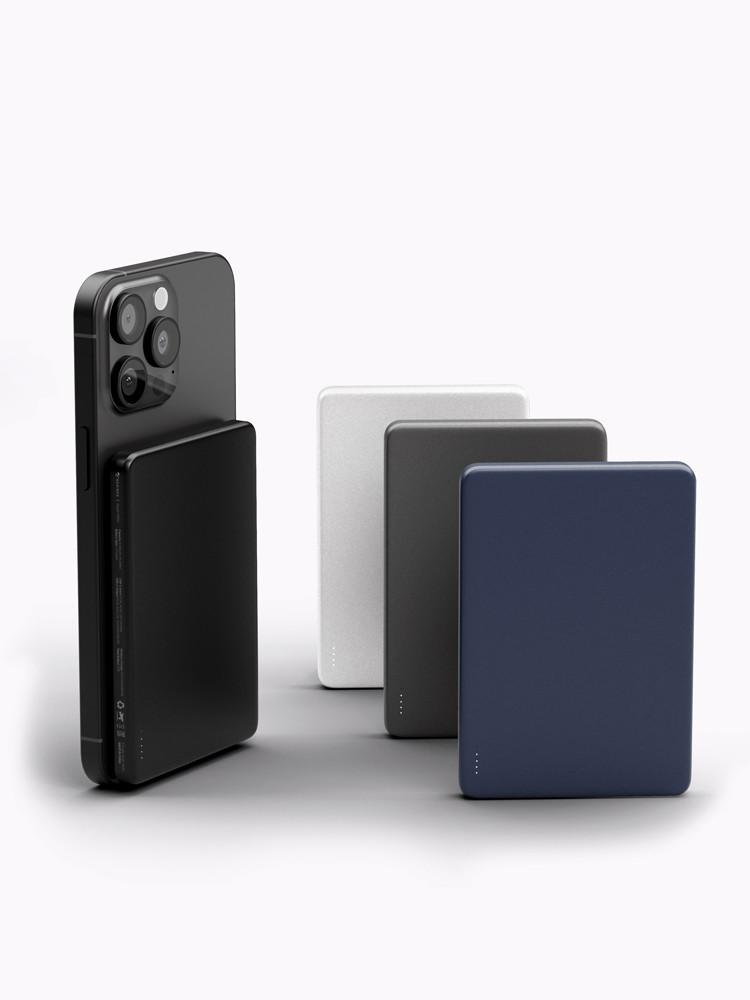 지니비 포켓비 초슬림 맥세이프 보조배터리 10000mAh, 아이폰 고속 무선 충전 휴대용