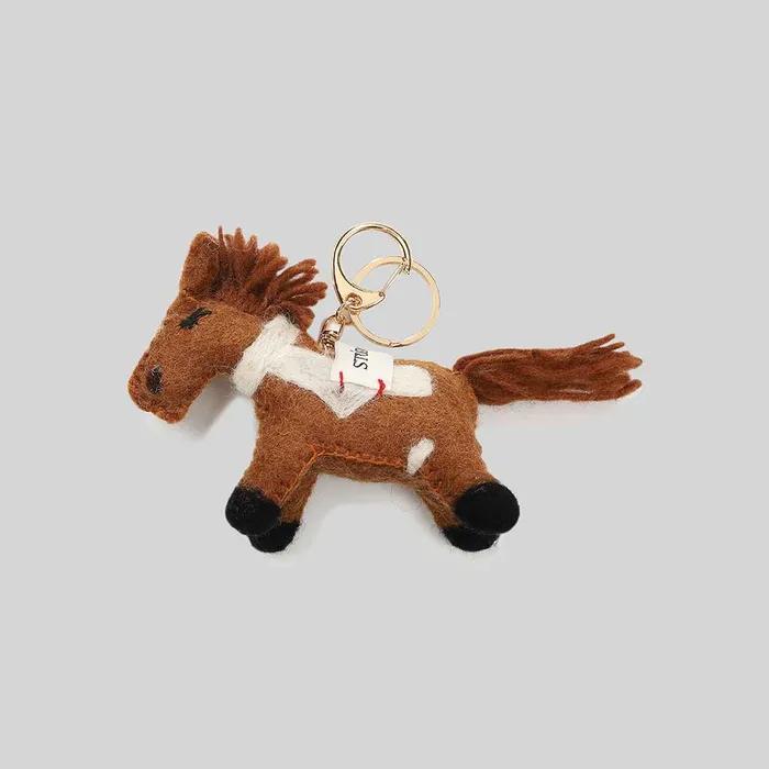[24 WINTER][HOLIDAY Edition] DONKEY HORSE KEYRING_BROWN