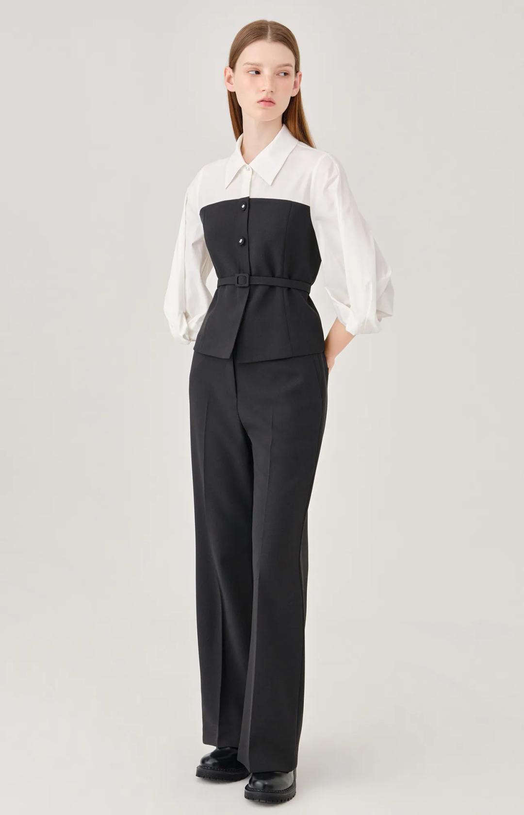 포무드 부츠컷 슬랙스