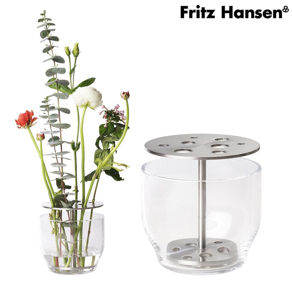 Fritz Hansen 프리츠한센 이케바나 꽃병 화병 Small 스틸 실버 - 독일배송