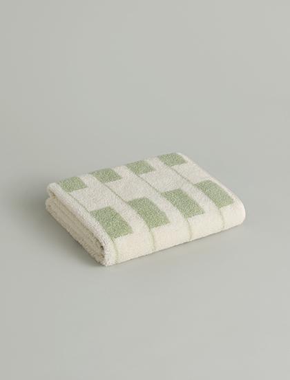 [에디션] 페이스 타월 - 그린 크러스트 (1P)