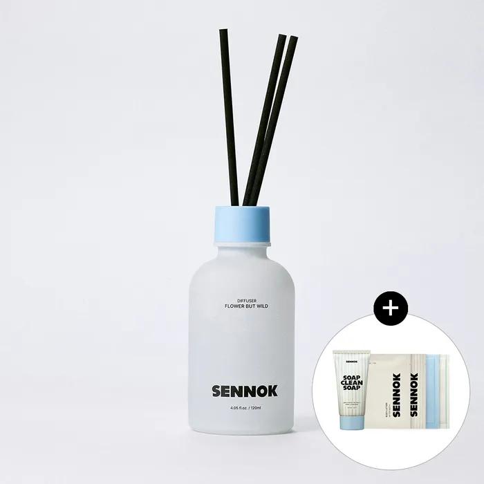 디퓨저 플라워 벗 와일드 120ML + [증정] 센녹 바디 & 헤어케어 4종 (7mlX4) + 트리트먼트 40ml