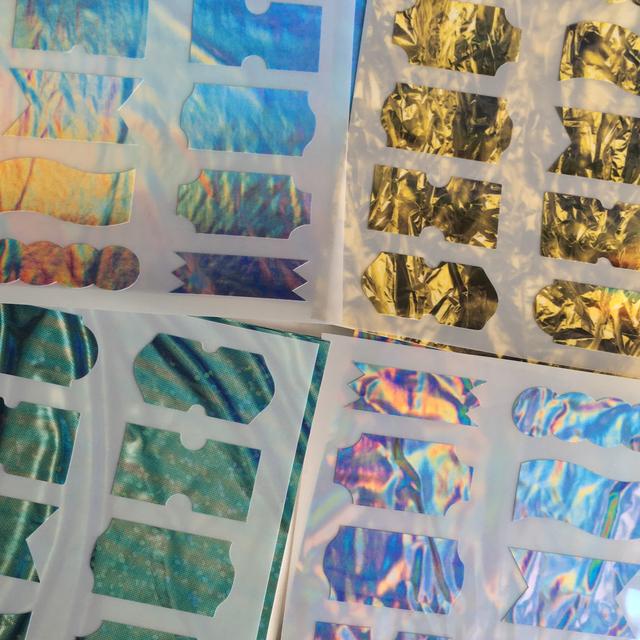 [키치킥키] Hologram sticker 홀로그램 스티커 4종