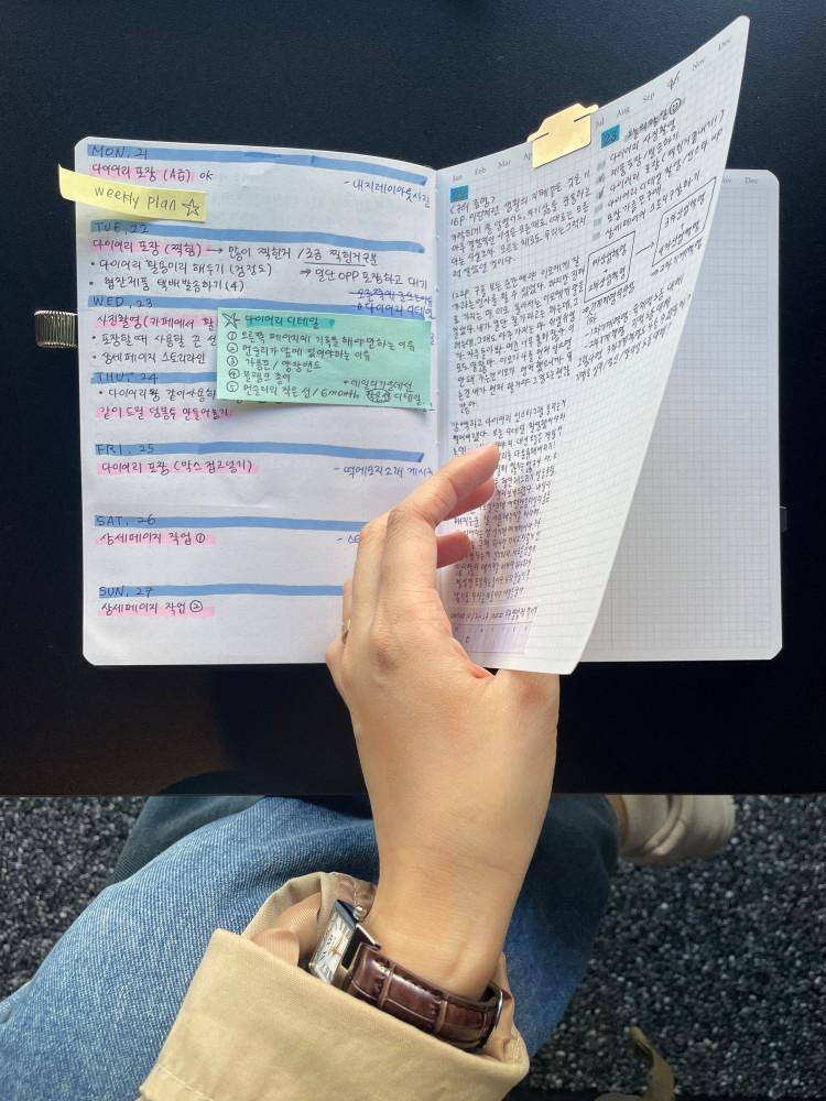 [옥토] 에세테라 다이어리 (Et cetera) / 6개월 만년형다이어리 먼슬리 노트