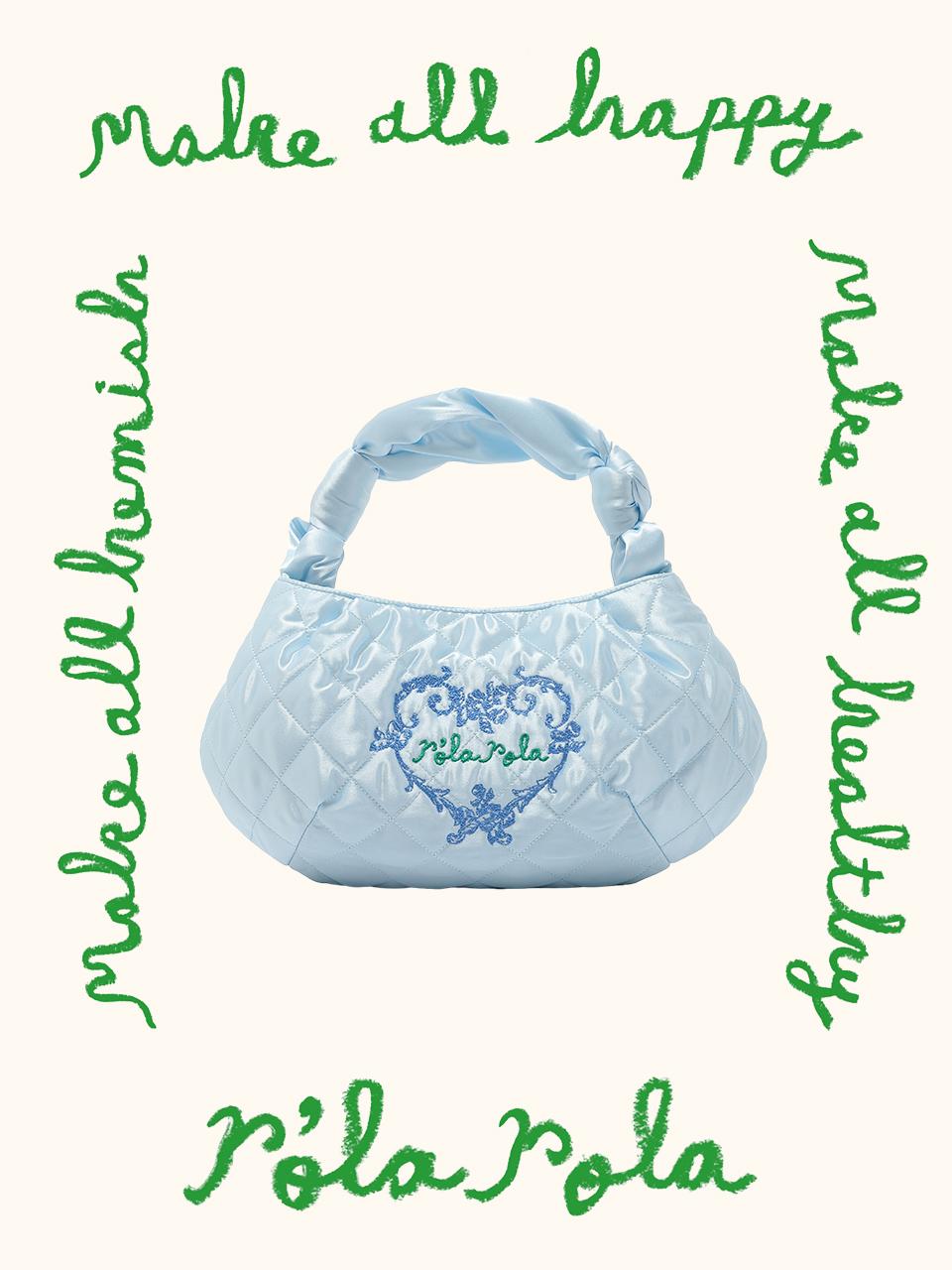 ROLAROLA X SAKI SHOLDER BAG LIGHT BLUE