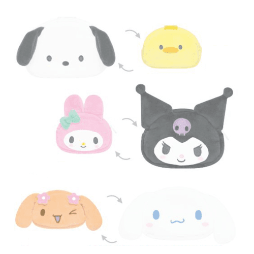 [B급] [산리오] 산리오 캐릭터즈 니코누이 양면 파우치