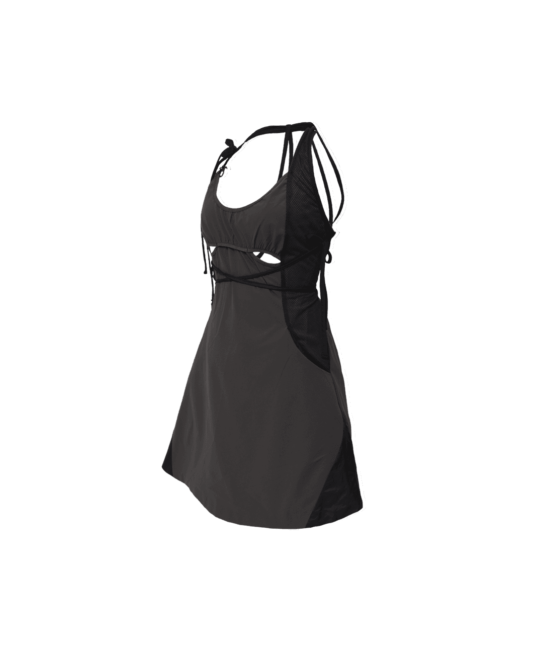 (6/20 Restock, 순차배송) Halter neck apron dress / Black