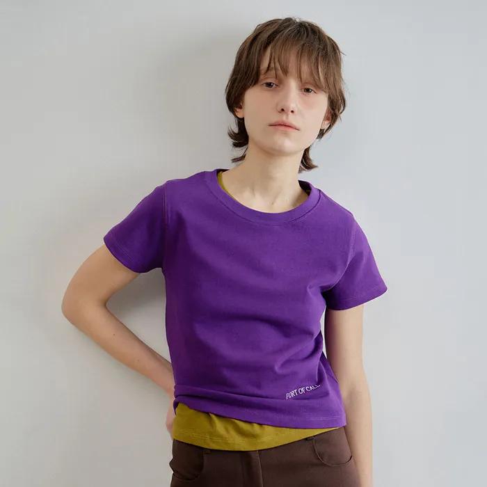 [2차]sparkling logo t-shirts_grape