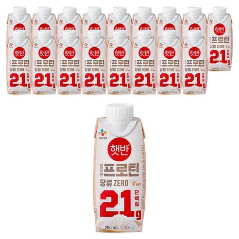 얼티브 cj제일제당 프로틴 햇반쌀밥맛, 250ml, 18개 - 기타건강음료 | 쿠팡