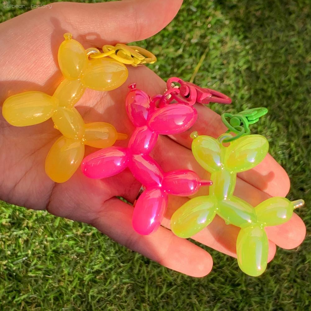 강아지 풍선 키링 미니 에어팟 키링 가방고리