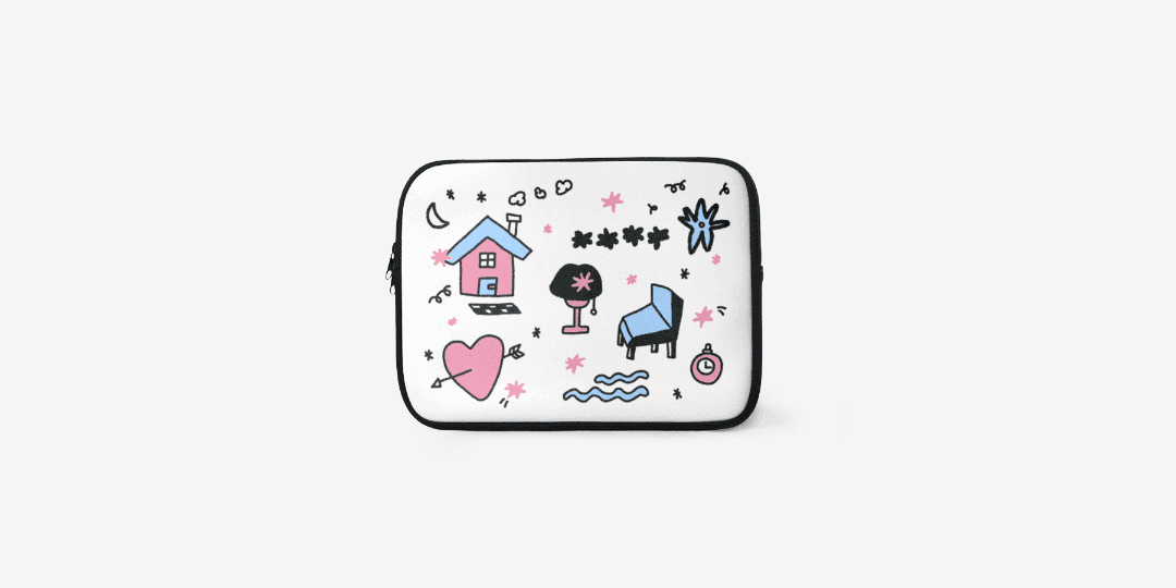 ZANGSEMO HOUSE 집순이 노트북 파우치 13인치 ㅣ 마플샵