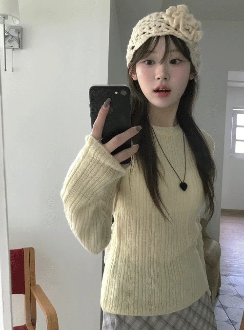 미카 니트 (4color)