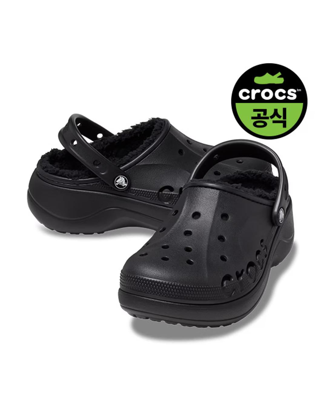 여성 BAYA PLATFORM LINED CLOG BLACK (23FWCL208708)