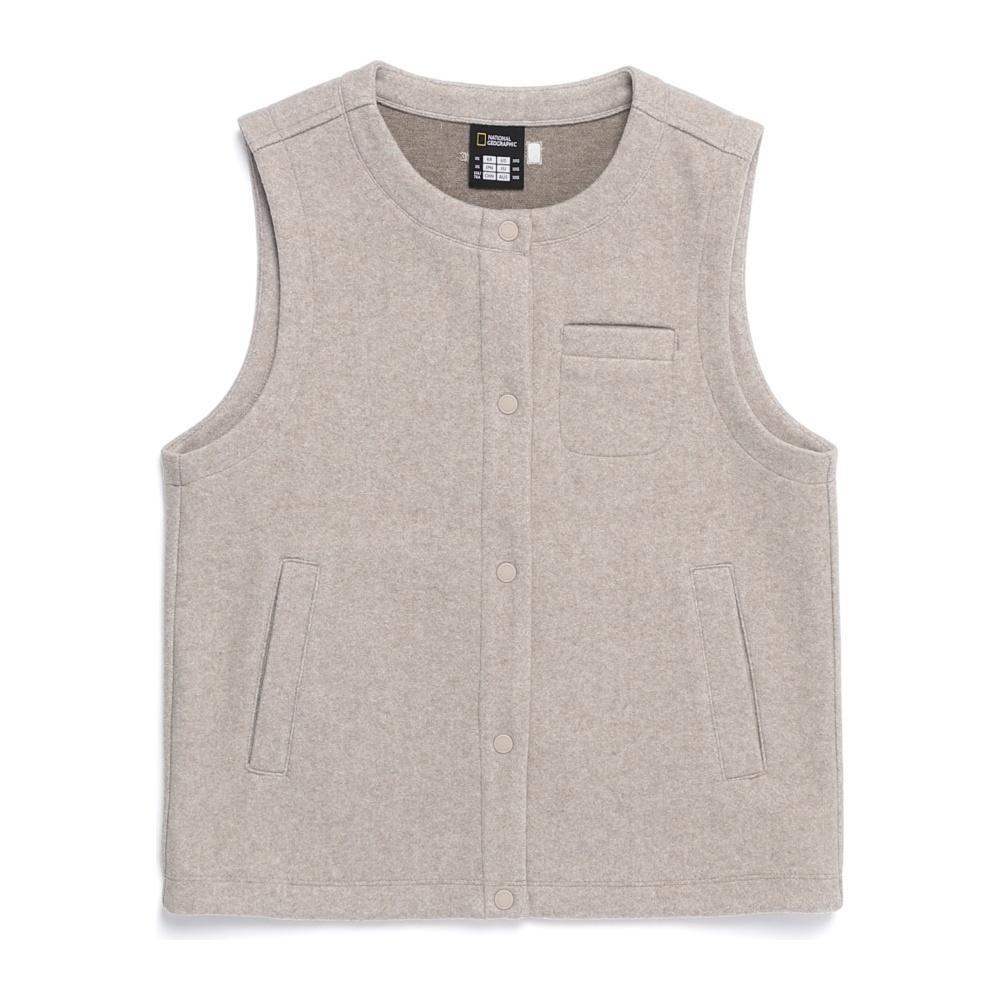 N254WVT210 여성 글리제 라운드넥 베스트 OAK BEIGE