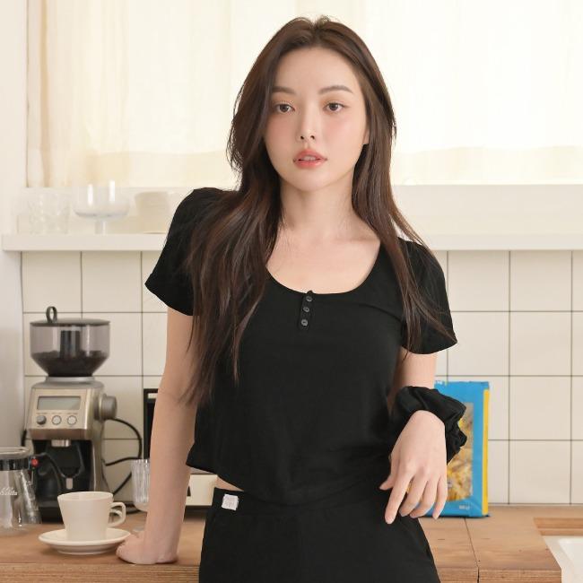 굿밤 슈슈 수면프릴탑 set 블랙