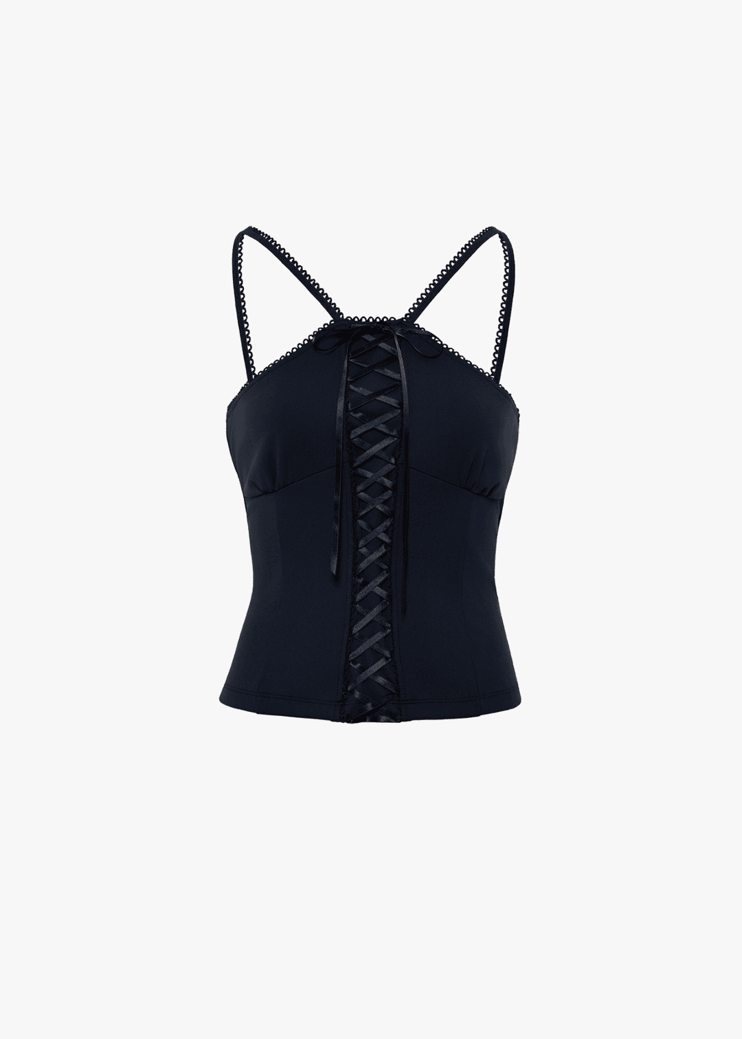 코르셋 탑 블랙