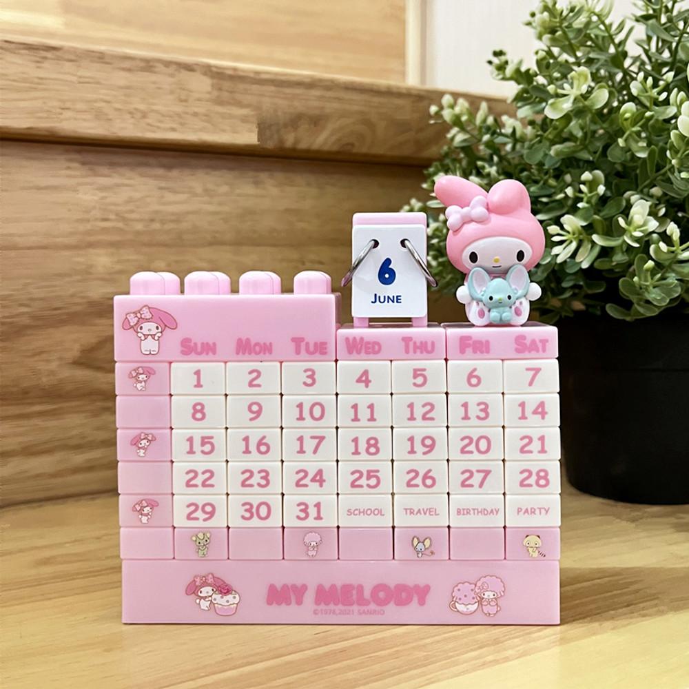 마이멜로디 만년달력 2023 2024 달력 산리오 굿즈 데스크 캘린더 일력