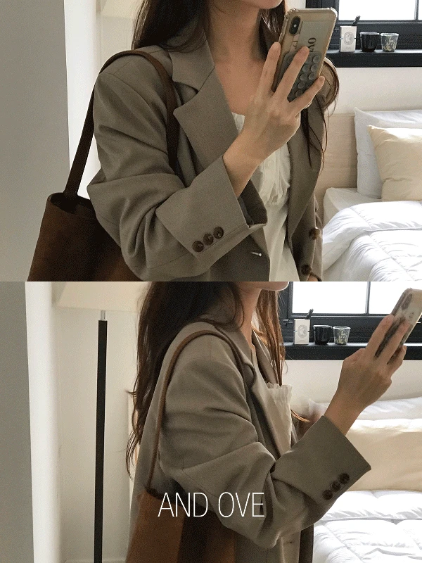 [브랜드공장/퀄리티보장] 카브레 오버핏 싱글 카라 자켓