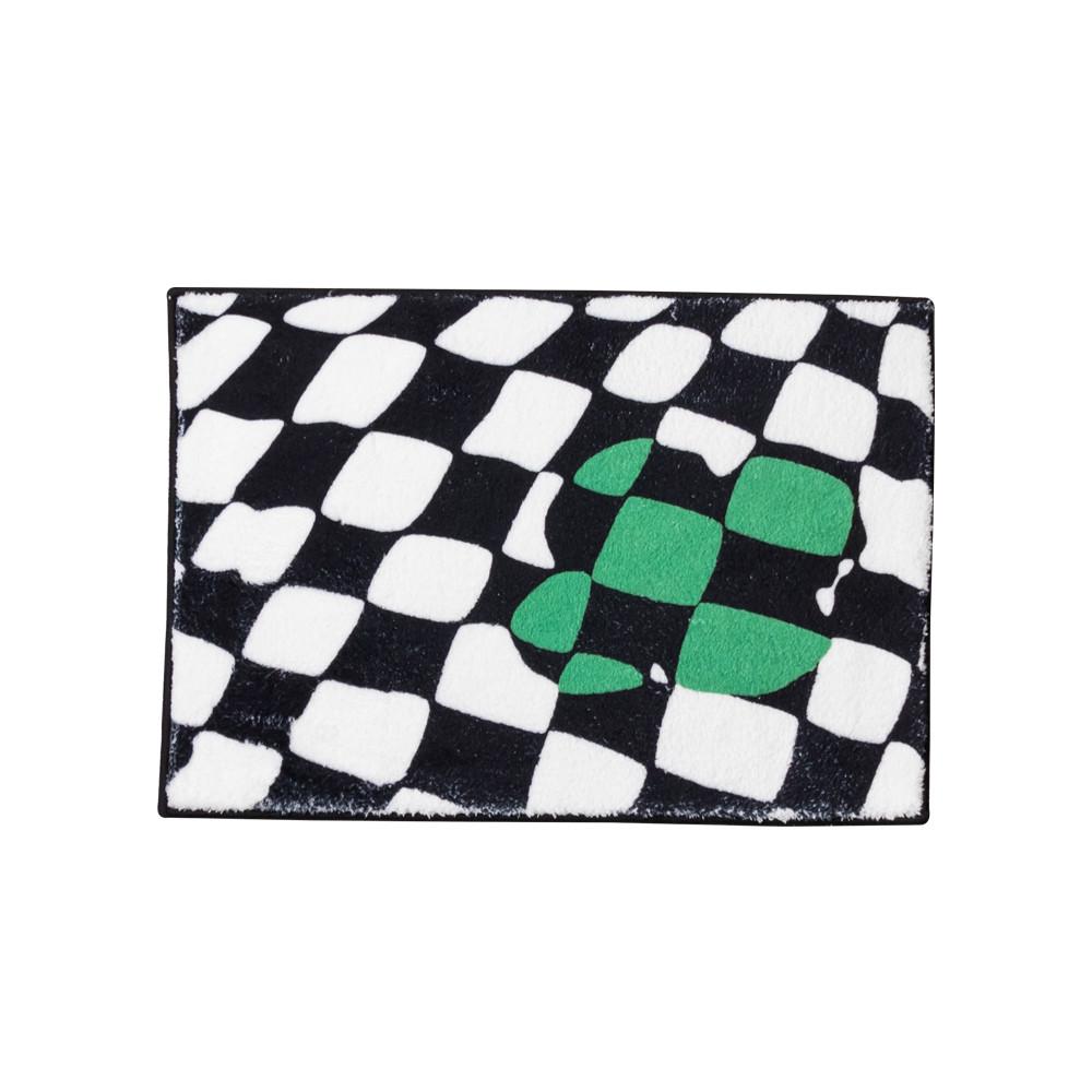 바나코 터프 포인 체커보드 미니러그 체크패턴 주방 클로버(Clover)