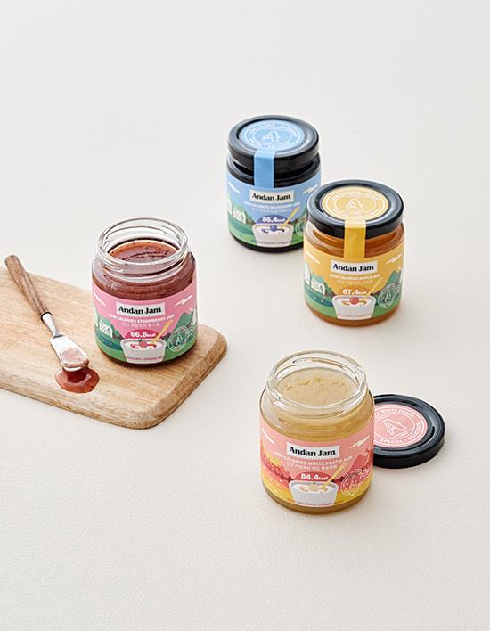 [안단잼] 저칼로리 과일잼 4종