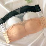 위크유 비쥬얼 노와이어 브라탑 탑브라 오프숄더 브라