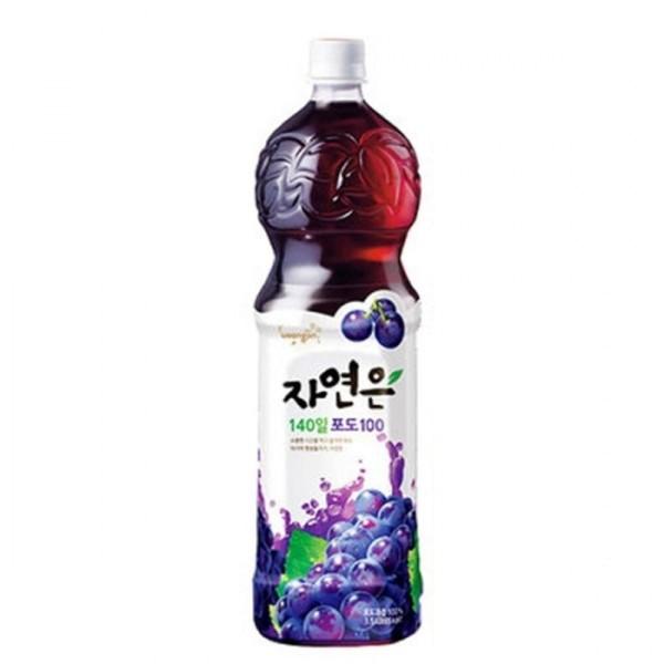 자연은 포도100 1.5Lx12펫/과일/주스/음료/쥬스/포도/세트/유기농/선물/토마토/사무실/사과/당근/오랜지/오