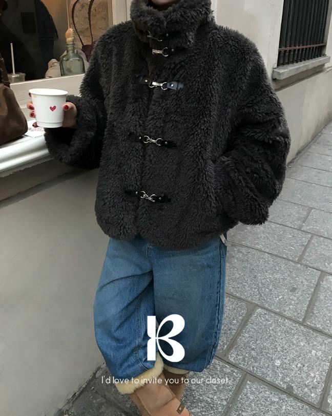 [MADE/규진pick!]비트 퍼 무스탕 자켓