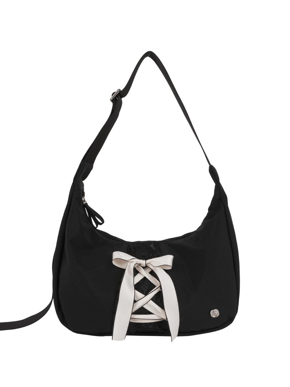 Daily ribbon hobo bag_black