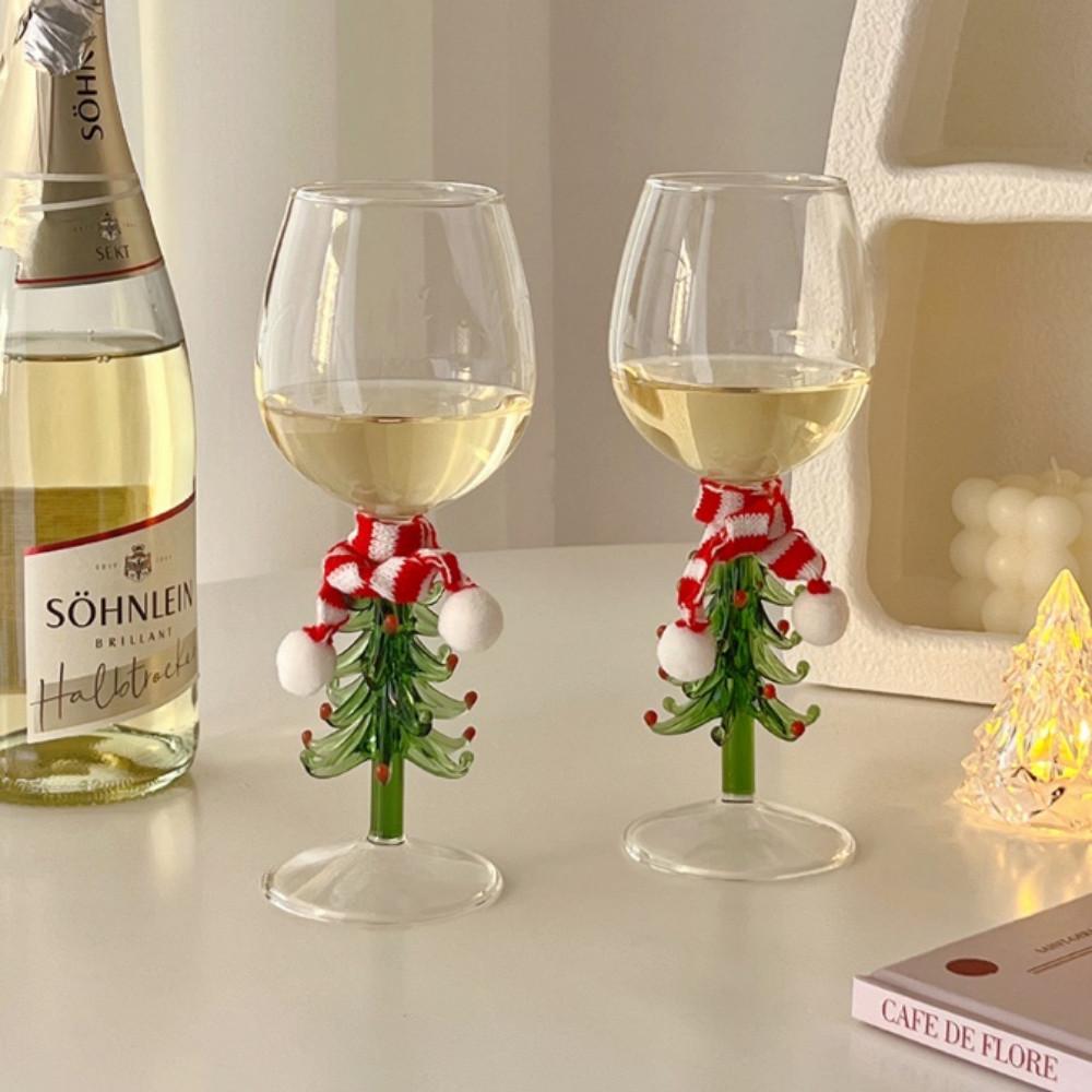 크리스마스 트리 와인잔 2pcs 세트