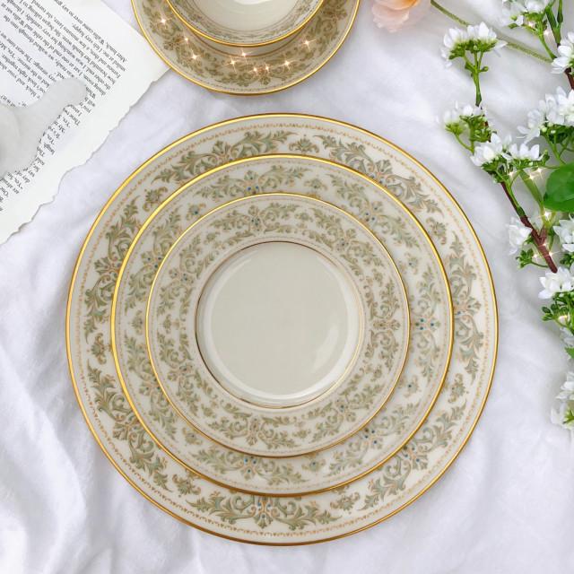 레녹스 노블레스 브레드 플레이트 수입 명품 빈티지 그릇 접시