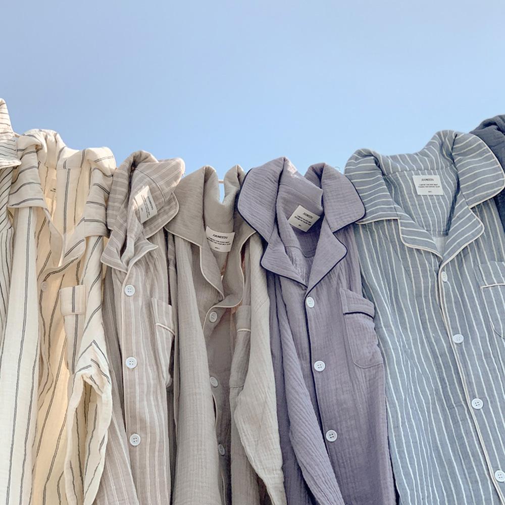 쥬니쥬 [1만장 돌파/☁코튼] J'eu 릴렉스 세븐데이즈 7Days 요루면 파자마 잠옷 세트 7color,2size